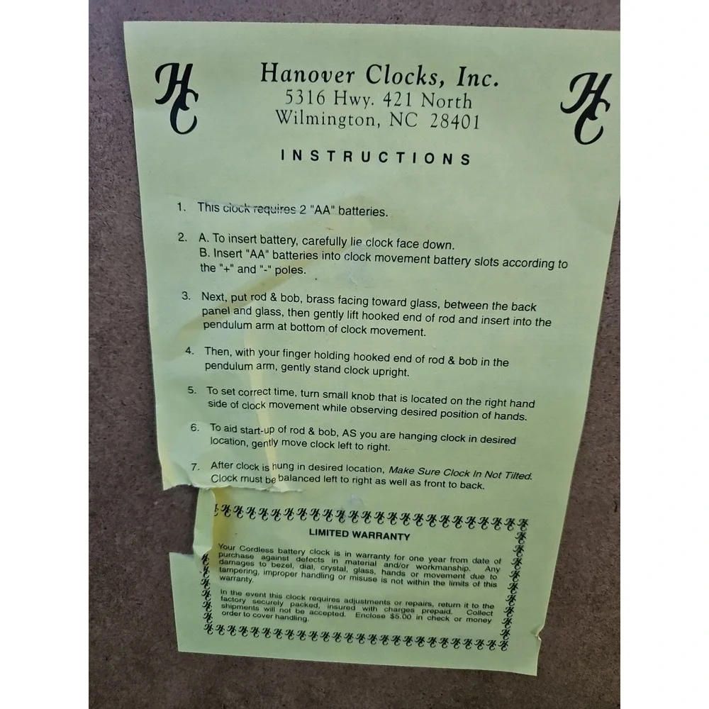 Vintage Walmart WALTON'S 5 & 10 Store Clock Shopping Grocery Advertising‎ 24